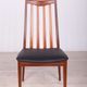 Vintage teak & leather dining chairs by Leslie Dandy for G-Plan, 1960s