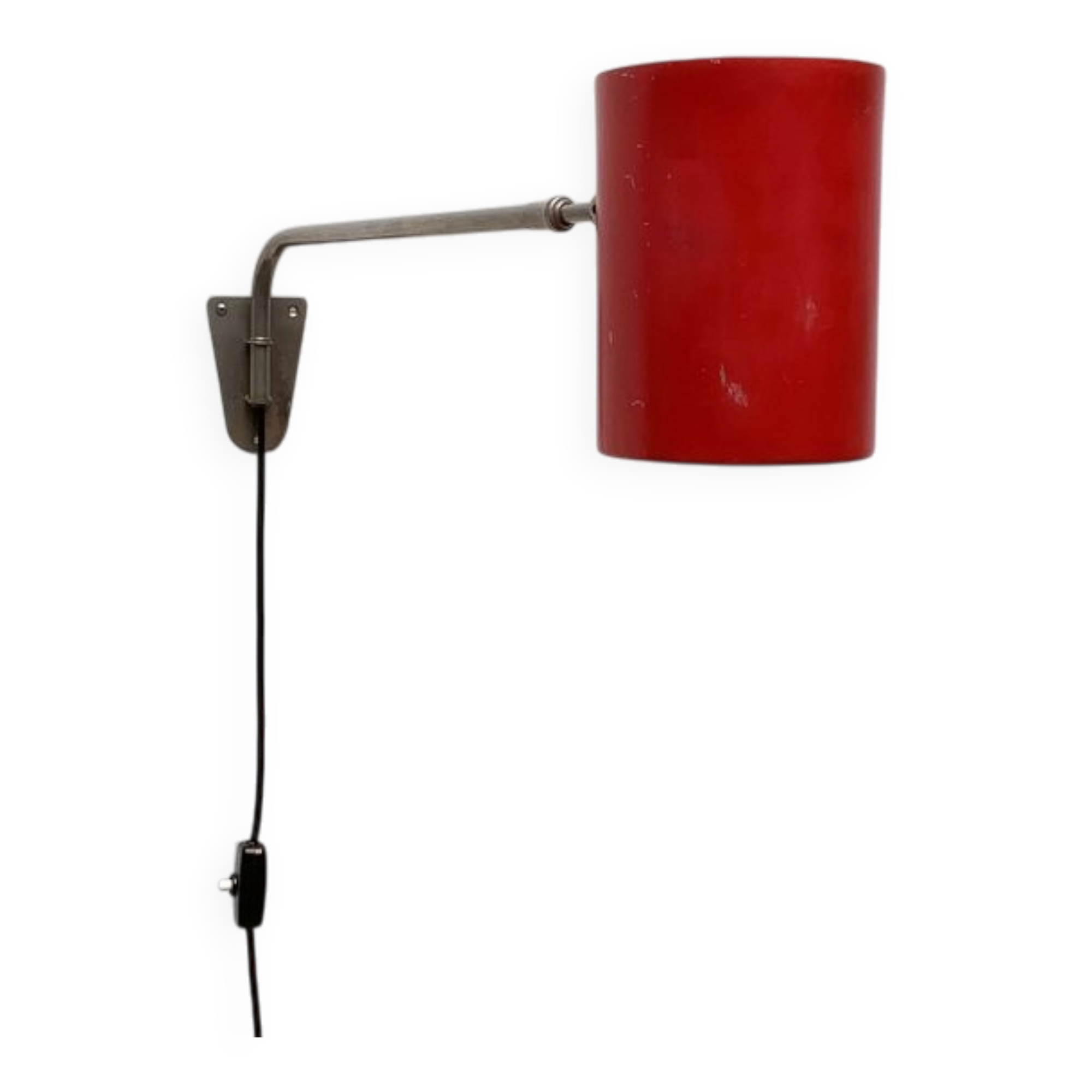German minimalist wall lamp from the mid-century by Hala, 1960s.