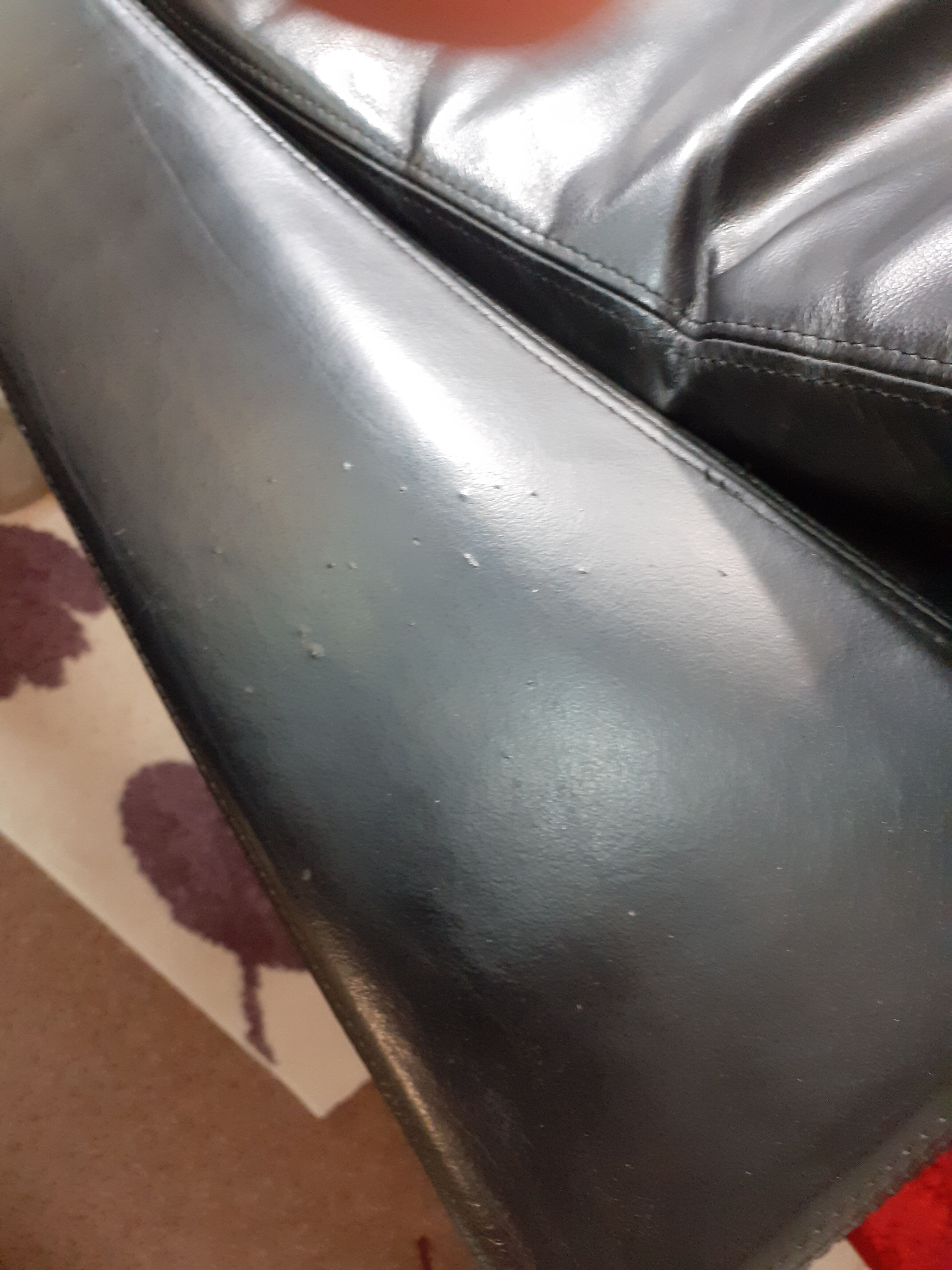 Swivel leather chair