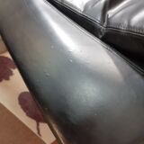 Swivel leather chair