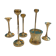 Candle holders 6 pieces F.W brass