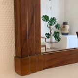 Large wooden mirror