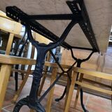 Ancienne table de bistrot dessus marbre