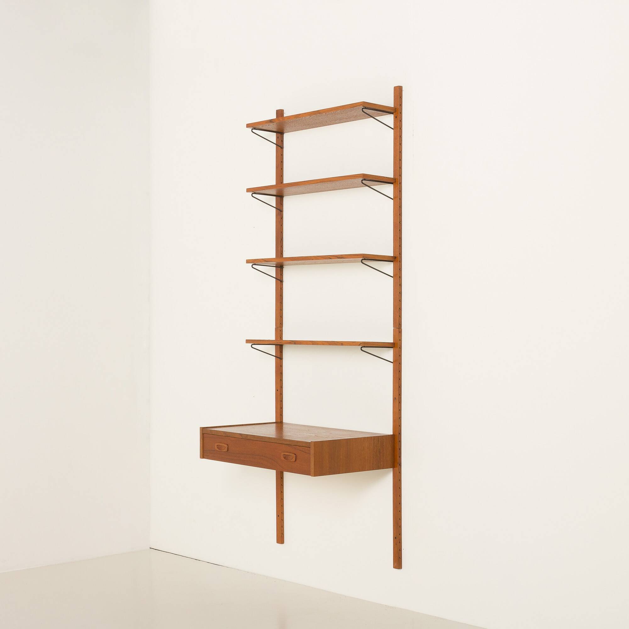 Danish shelf with desk, 1960s