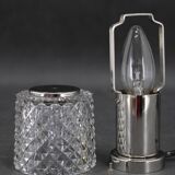 1970s Glass Table Lamp by Kamenicky Senov, Czechoslovakia