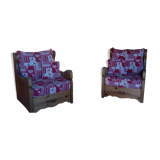 Mountain armchairs with trunk