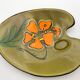 Vintage enameled ceramic bowl signed POET-LAVAL - 1960s.