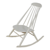 Scandinavian rocking chair with unusual design, 1950s