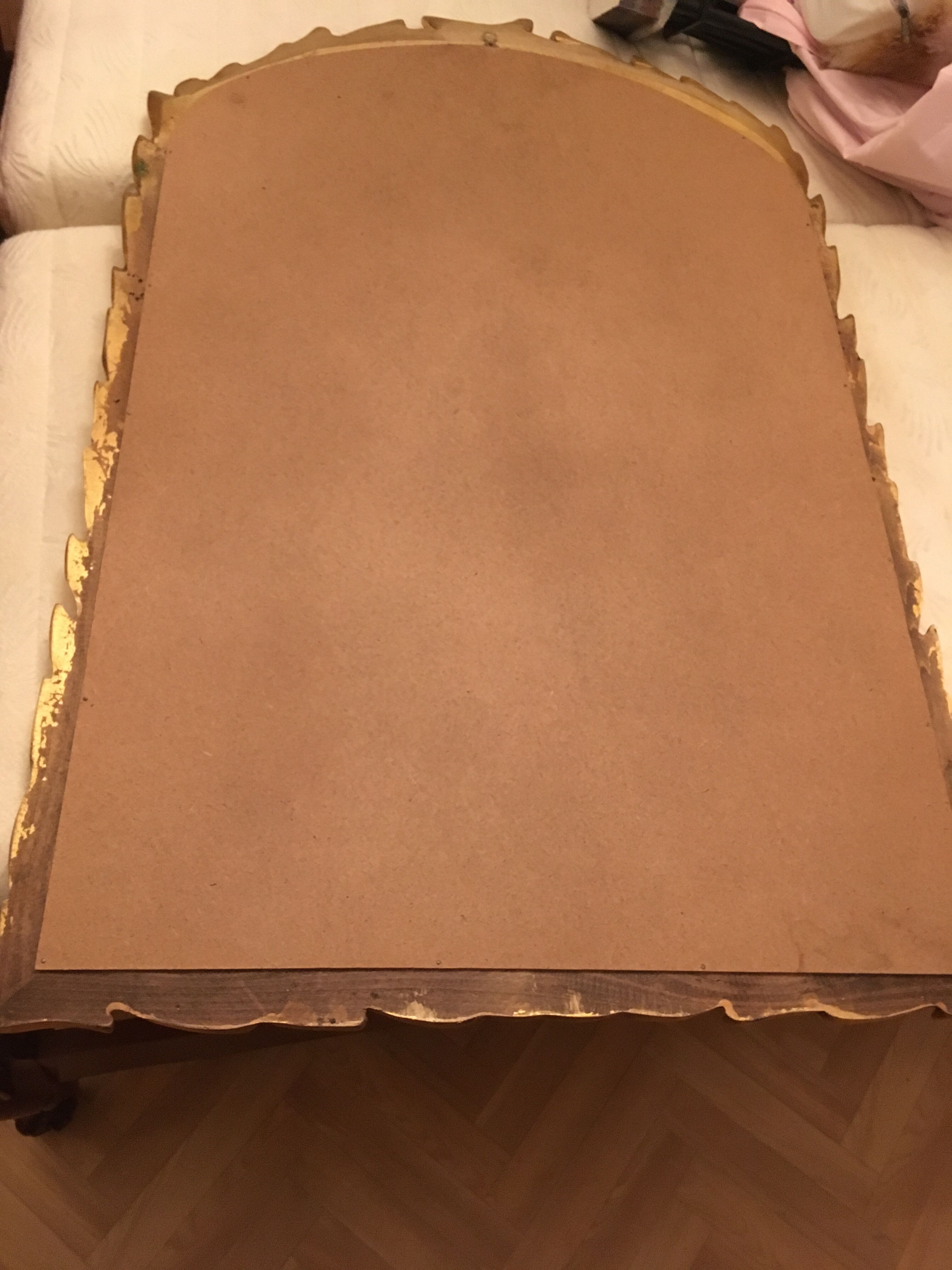 Large mirror gold 68x106cm