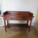 console-old dressing table-side table-mahogany stain