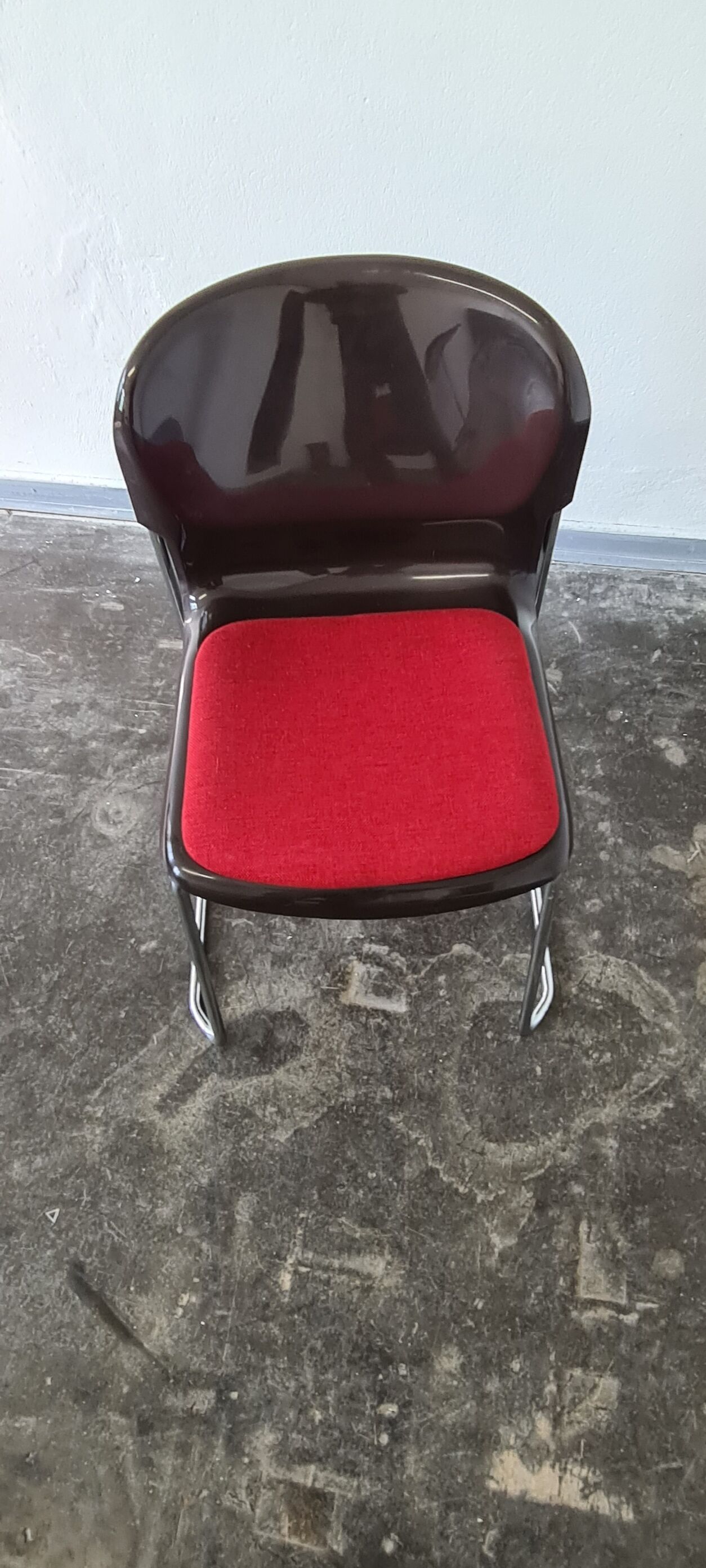 Vintage stacking chair by Gerd Lange for Drabert West Germany model SM 400K