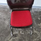 Vintage stacking chair by Gerd Lange for Drabert West Germany model SM 400K