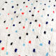 Berber carpet Beni Ouarain ecru with large colored polka dots 300x206cm