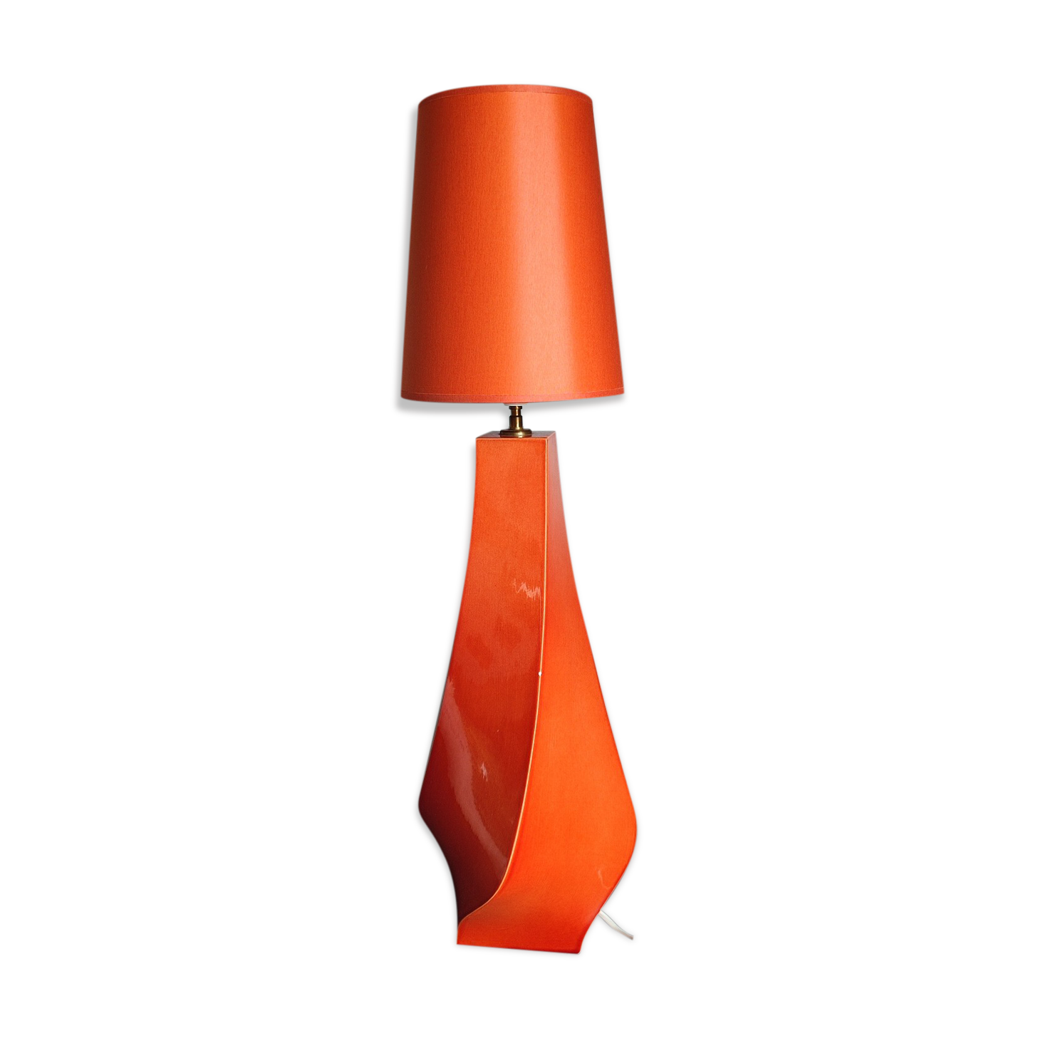 Lampe Vintage Kostka Multicolore – Années 1960, Céramique Et Métal, Rétro