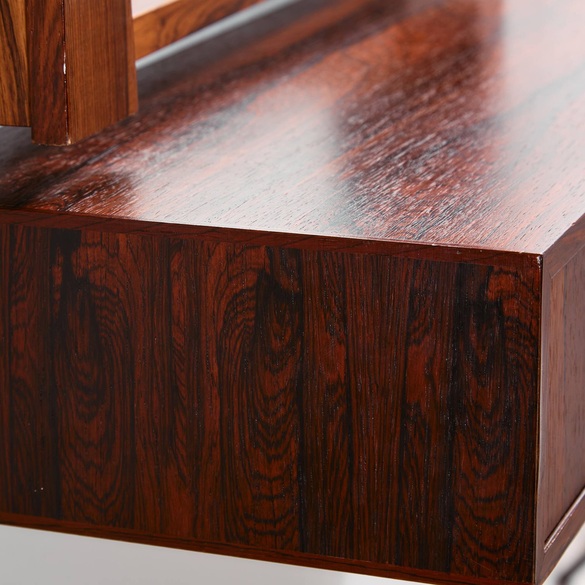 Rosewood framed mirror, Set of 2