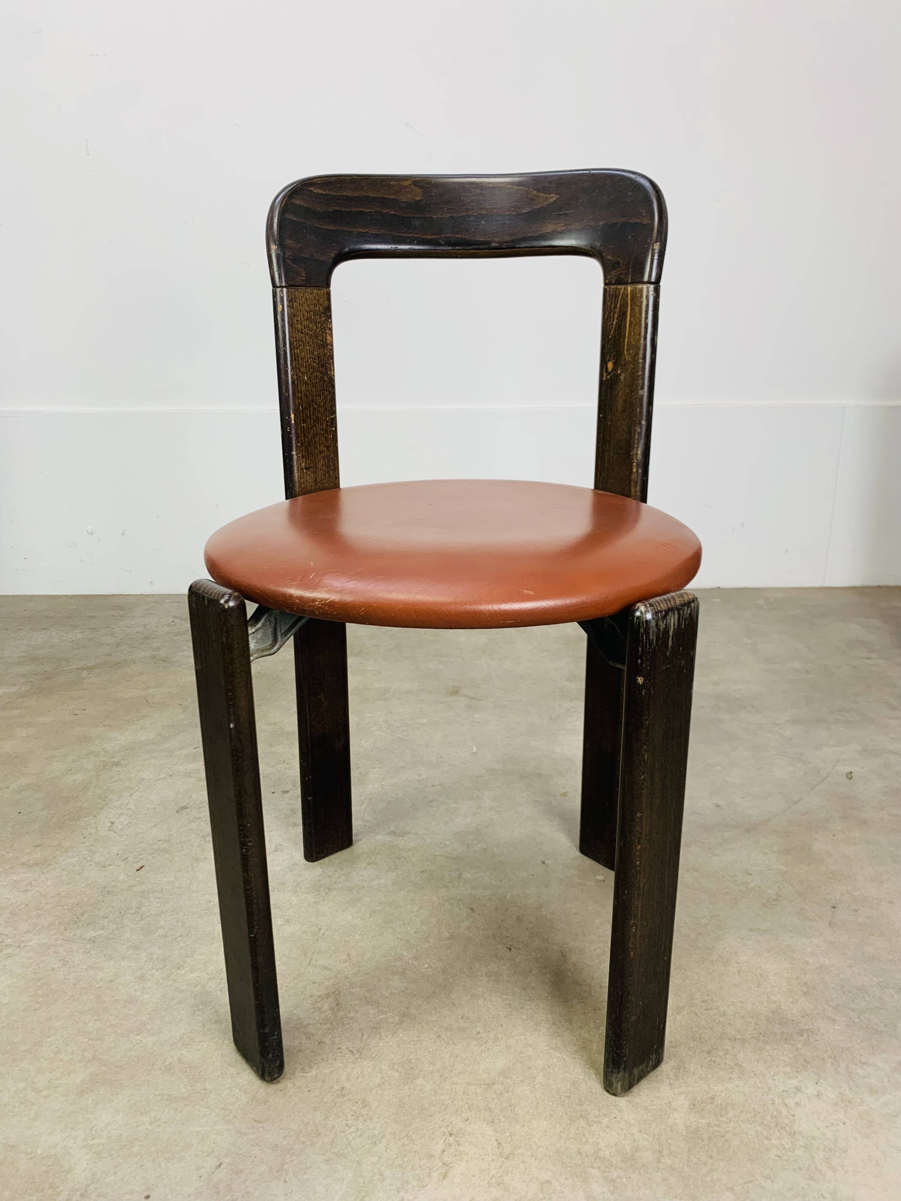 8 Bruno Rey chairs for Dietiker, workshop "Chair from Stein am Rhein"