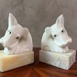 Pair of Fox Terrier Bookends