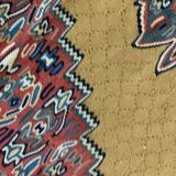 Pair of Yellow Kilims Handmade Persian Flatwoven Area Rugs- 81x115cm