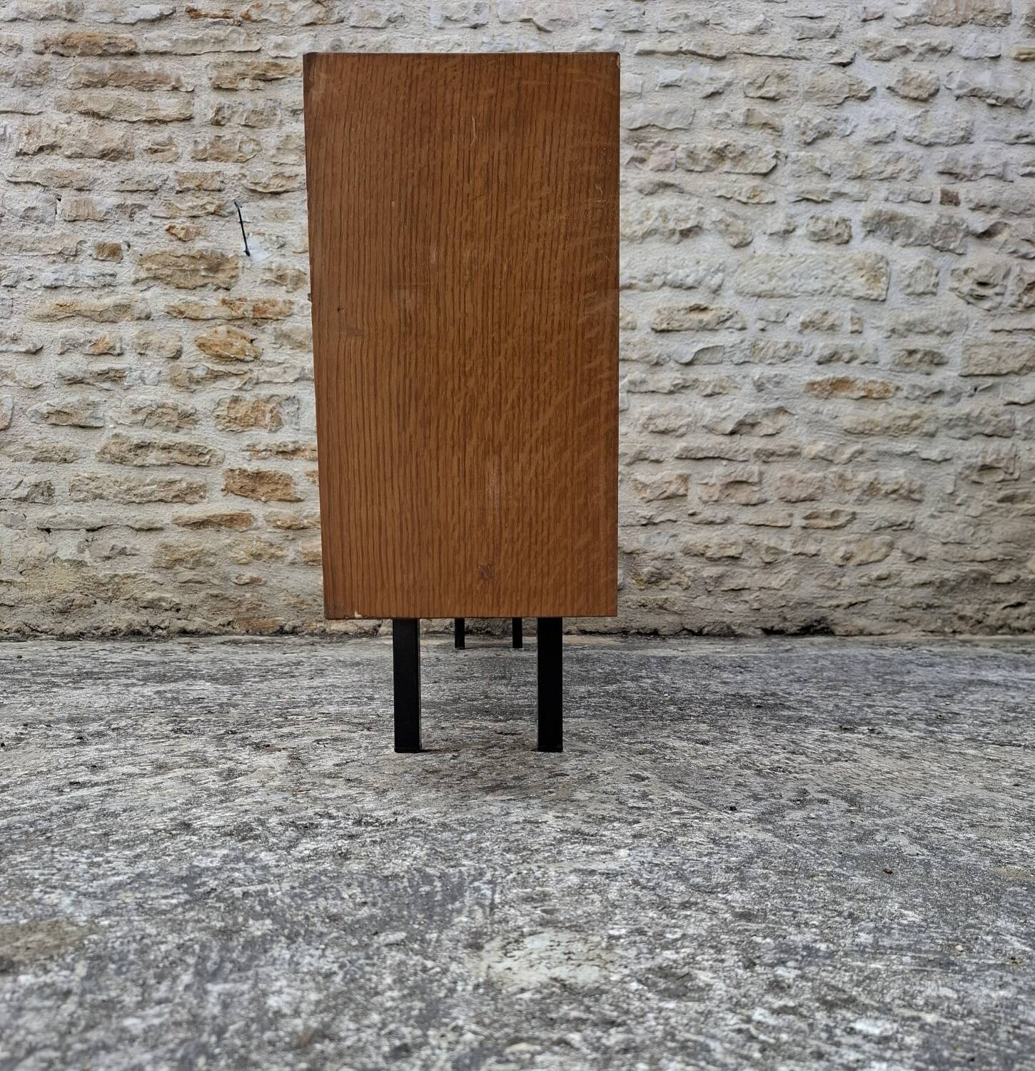 Low oak sideboard