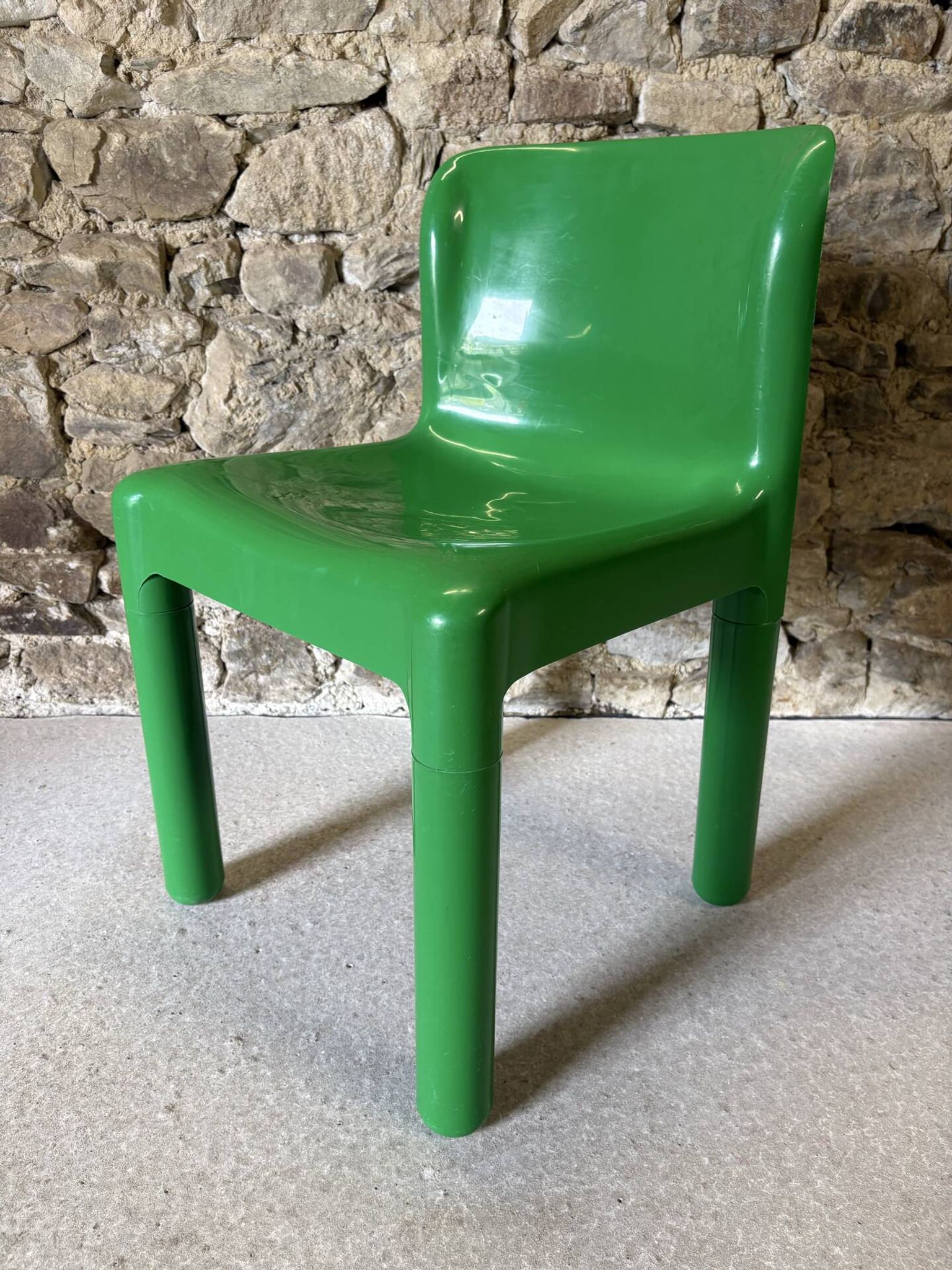 4 chairs model 4875 by C. Bartoli for Kartell, 1970