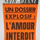Press poster love banned black and white magazine year 68