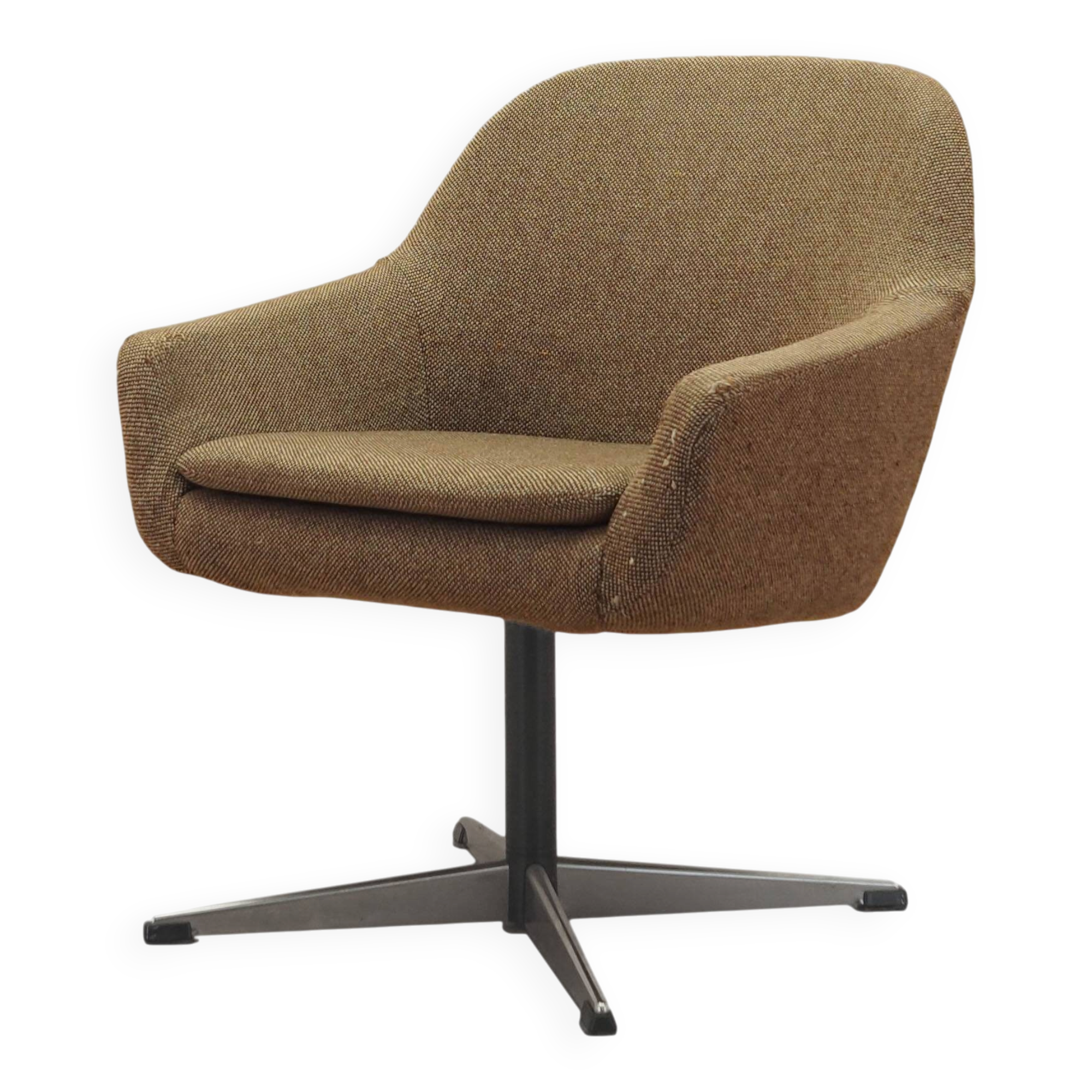Brown armchair, Danish design, 1970s, production: Denmark