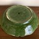 Green glazed stoneware table centrepiece with fluting from Biot, 1960, XL.