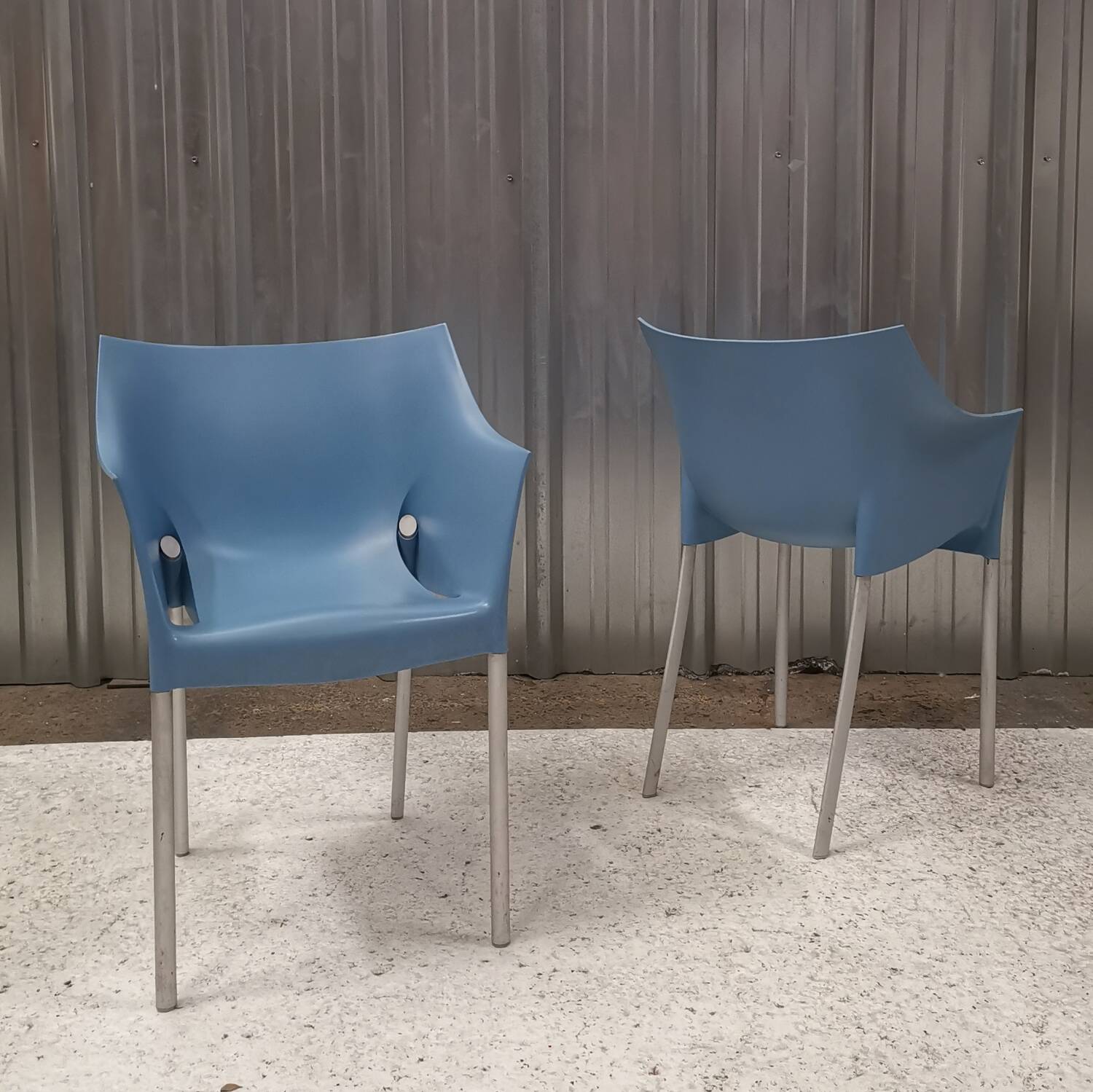 Pair of Dr. No chairs, Philippe Starck, Kartell