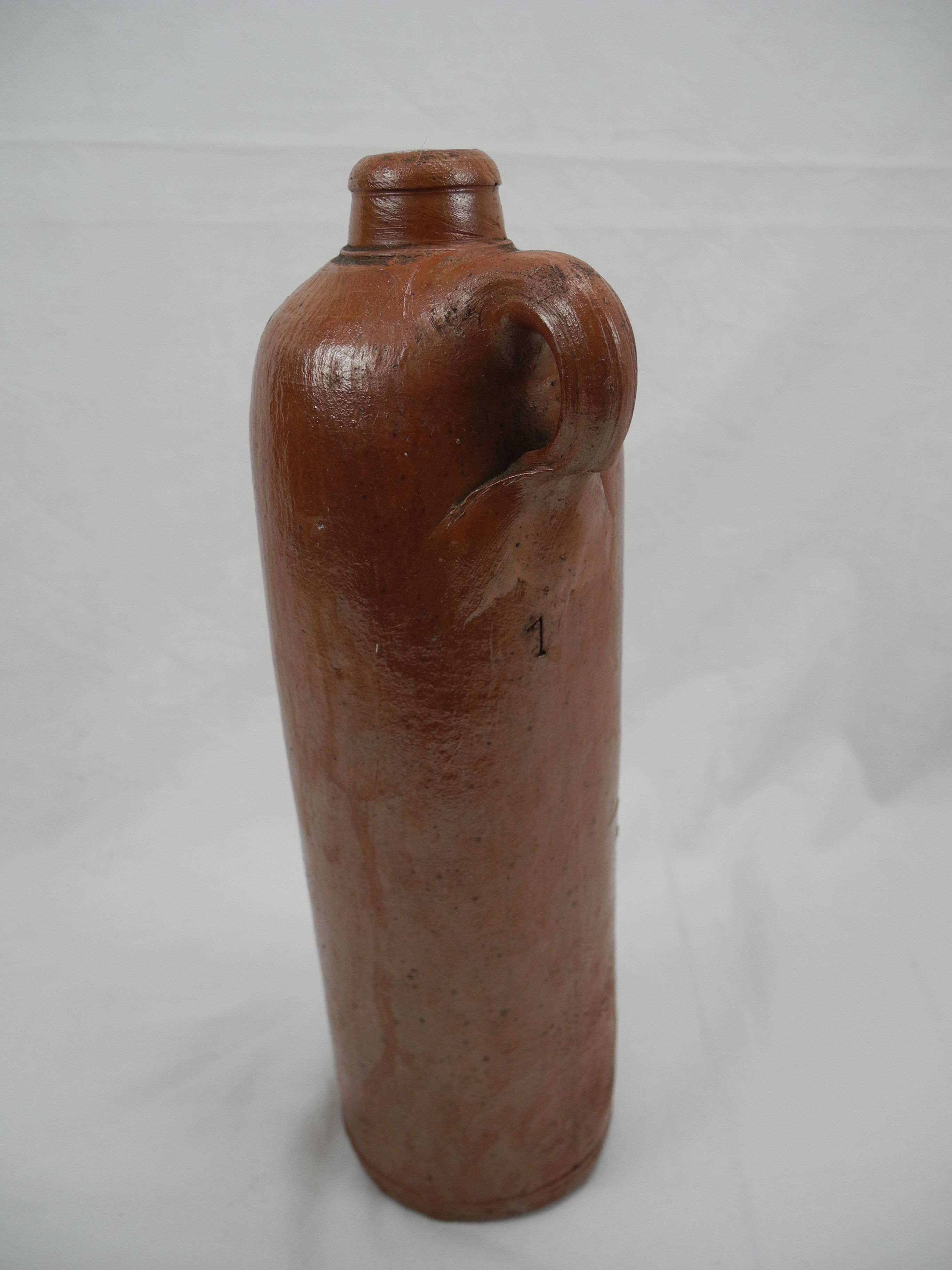 Ancienne bouteille alcool terre cuite wynand fockink amsterdam  old bottle