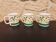 Set of 3 vintage “8 to 8” mugs – 1980s