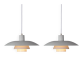Pair of vintage PH 4/3 pendant lamps by Poul Henningsen, Louis Poulsen 1966