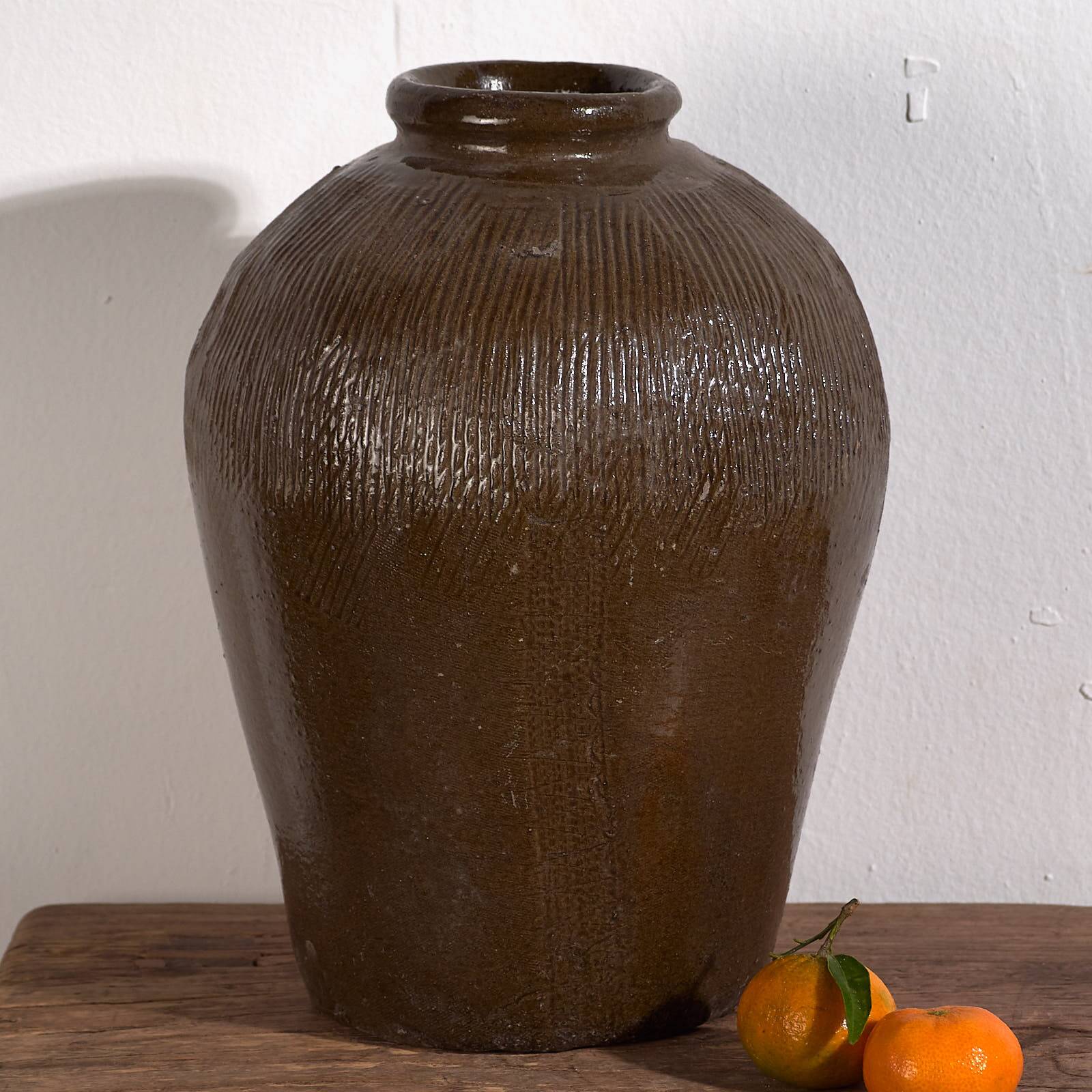 Antique Chinese glazed ceramic vase (c.1900)