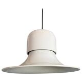 White 'Campana' hanging lamp by Joe Colombo for Stilnovo, Italy 1970s