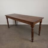 Large walnut bistro table