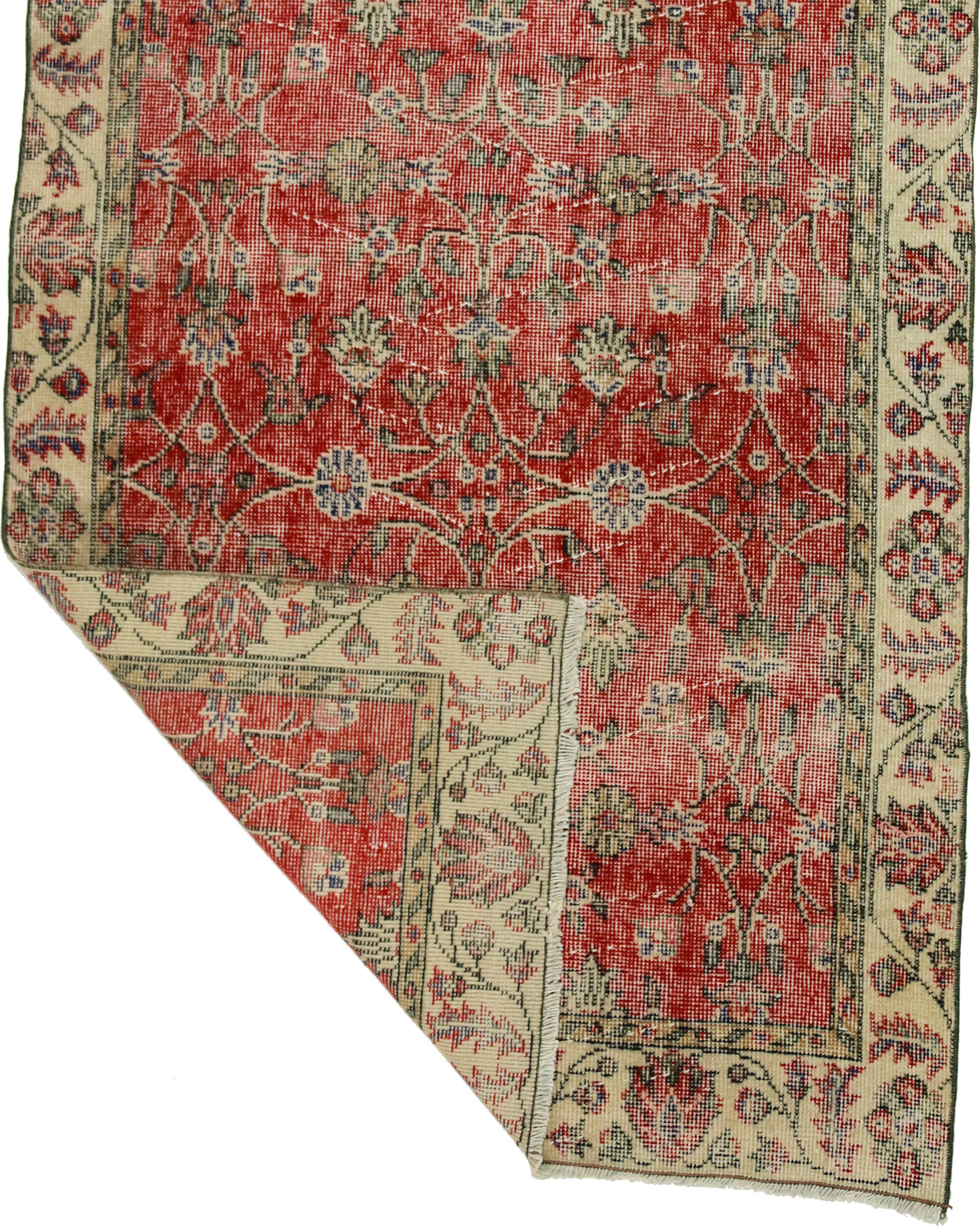 Anatolian handmade rug 198 cm x 112 cm
