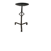 Wrought iron candle holder