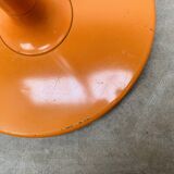 Coat rack 70's orange and chrome by Fase