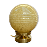 Clichy vintage glass globe laying lamp
