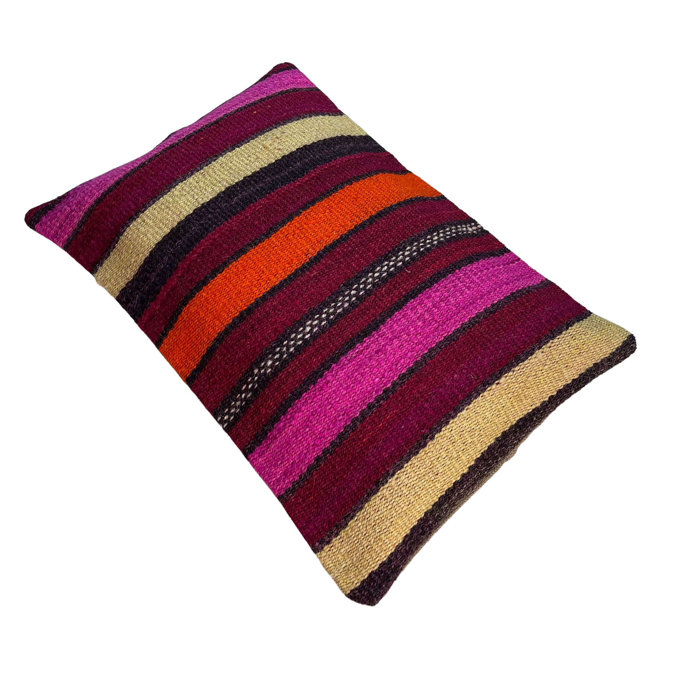 Housse de coussin vintage turque faite à la main, 30 x 50 cm