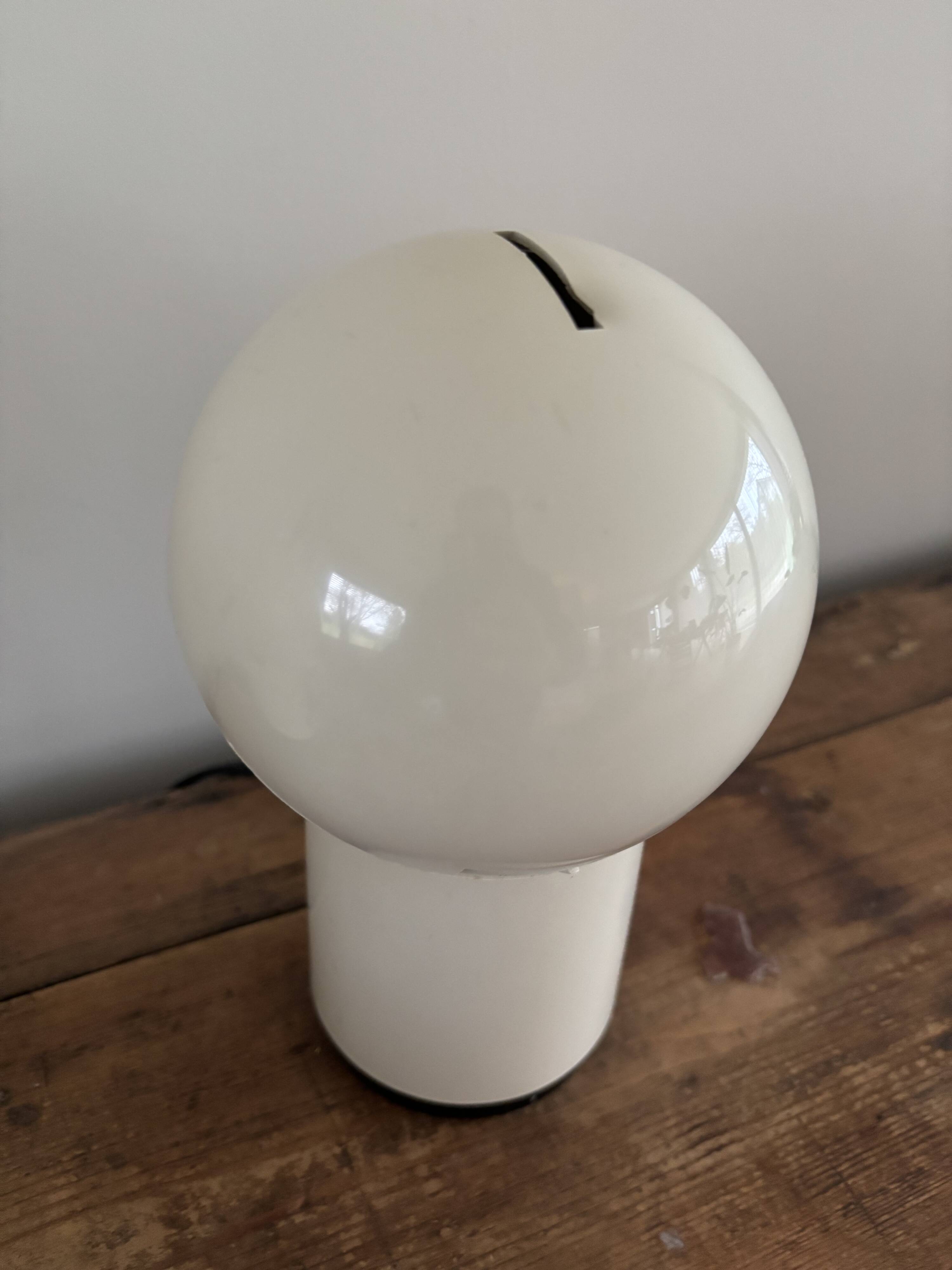 Set of two Vintage 'Pac-Man' Asteroidi Siberin Caronno table lamp Italy 70's design