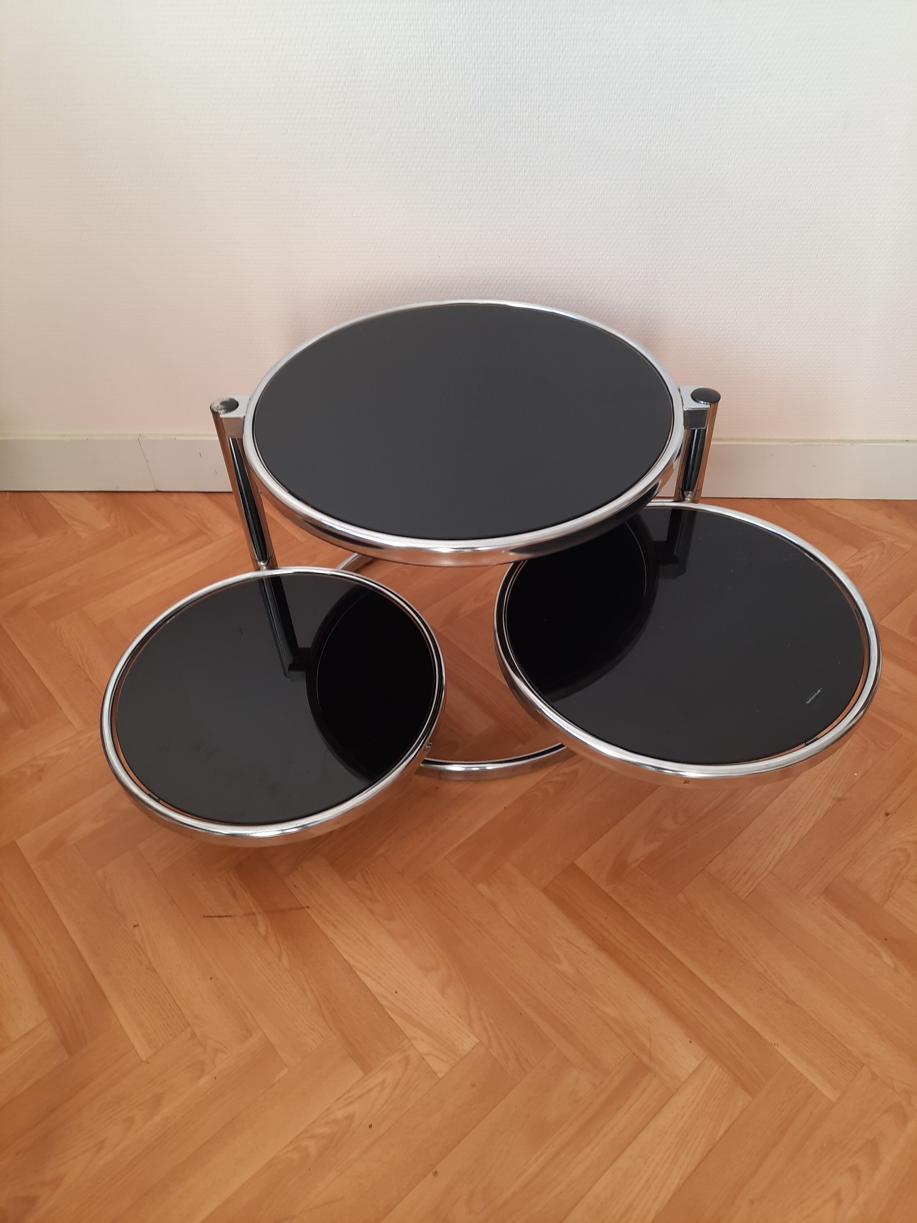 Side table leitmotiv swivel made in Holland 70s-80s