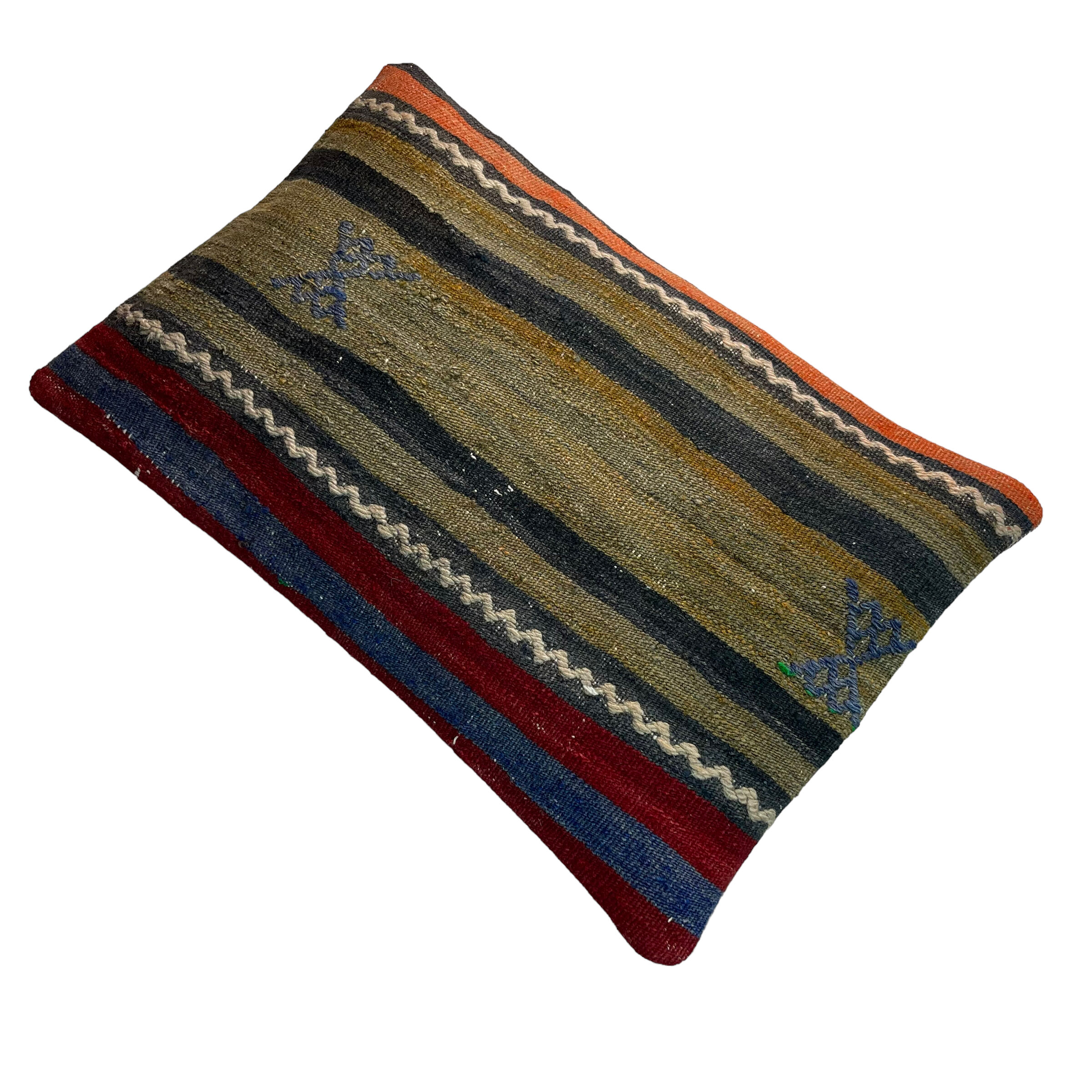 Vintage turkish handmade cushion cover , 30 x 50 cm