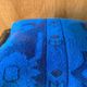 Vintage Turkish Wool Tribal Pillow, 18x18 Hand-Knotted Rug Cushion