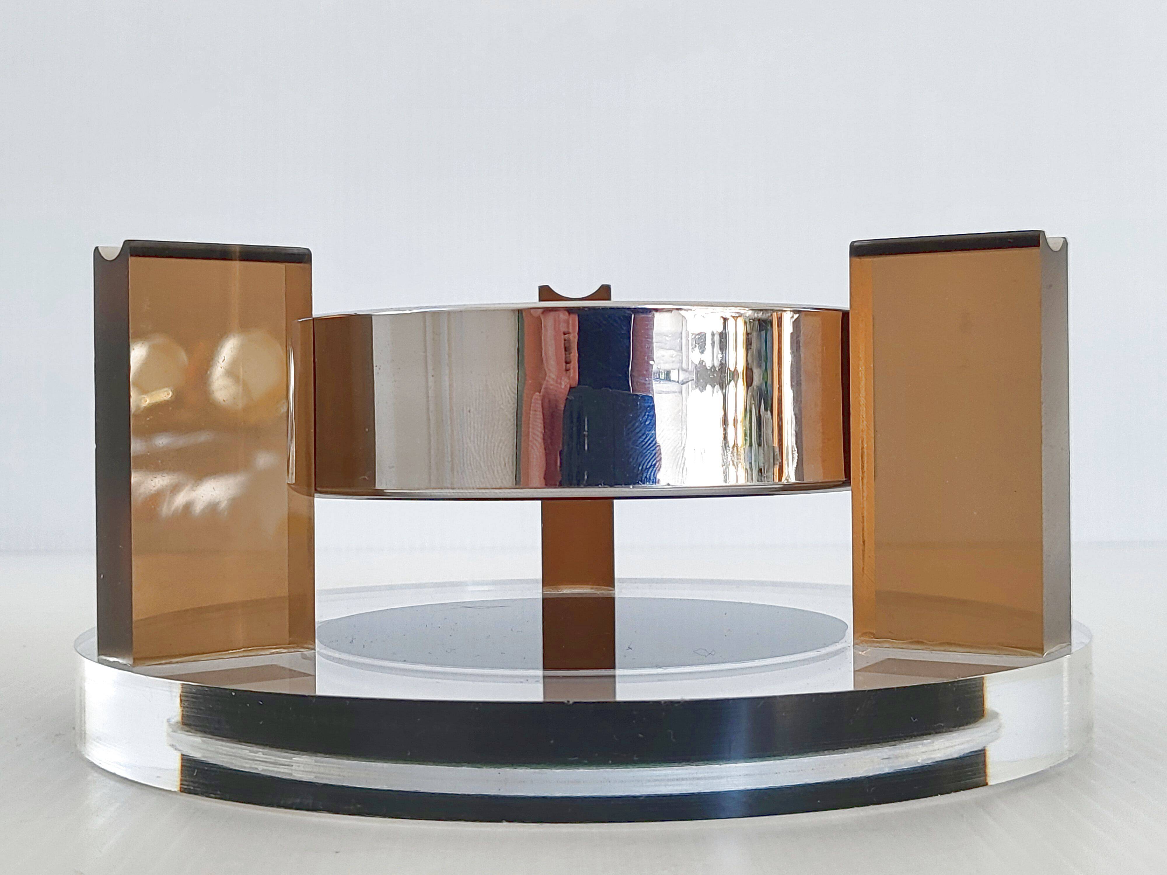 Vintage 1970s levitating magnetic ashtray