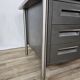Bureau de direction avec plateau en stratifié palissandre par Mobiltecnica Torino
