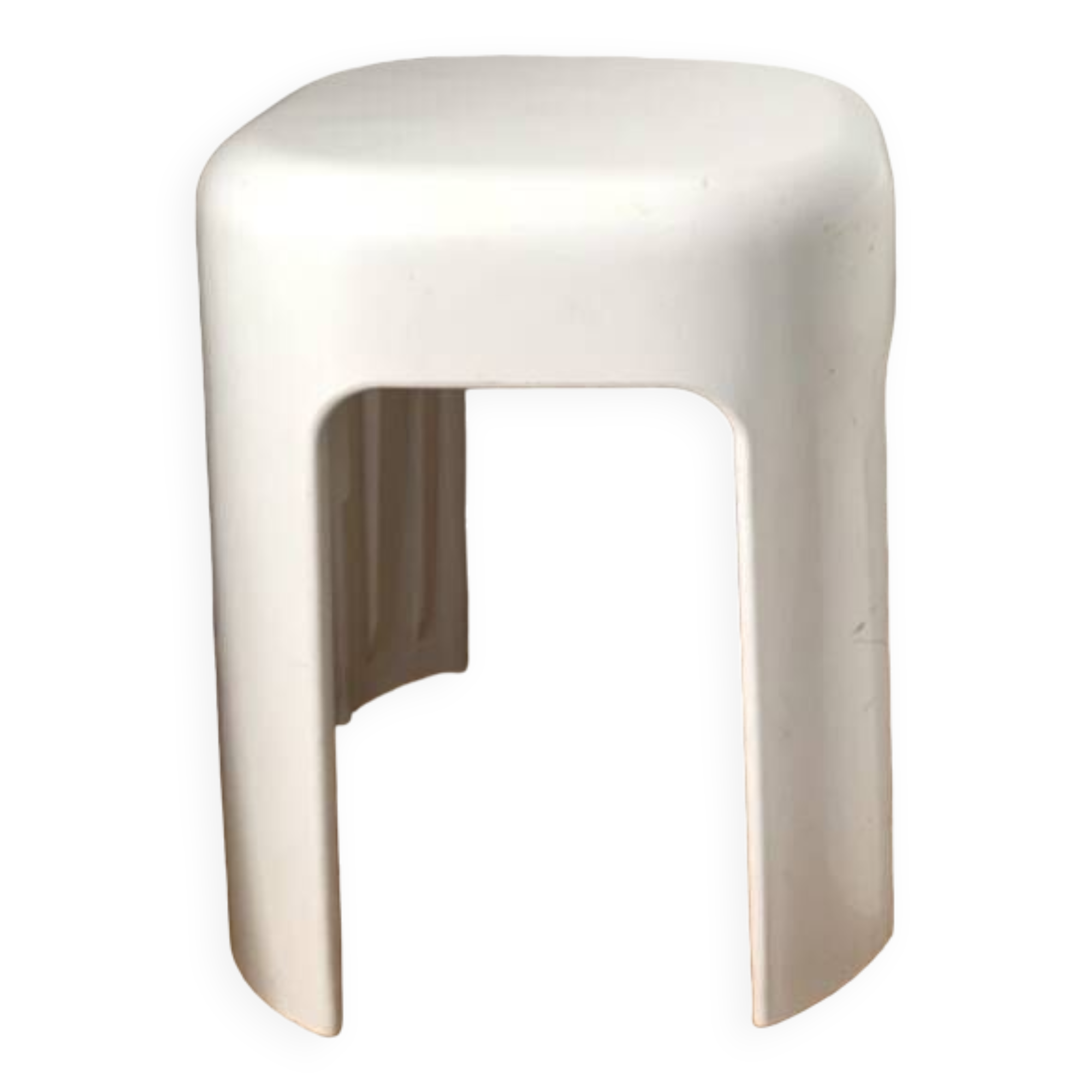 Vintage plastic stool from the 70s