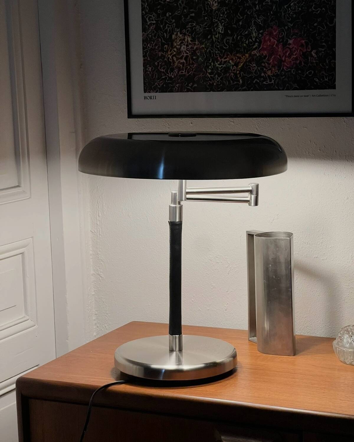 Arr deco Chrome desk lamp