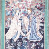 French tapestry Aubusson 1900