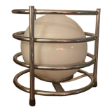 70s lamp chrome and opaline