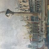 Vue De Venise, XXe, Non Signé, Huile Sur Toile, 38,5x28,5cm, Sans Cadre